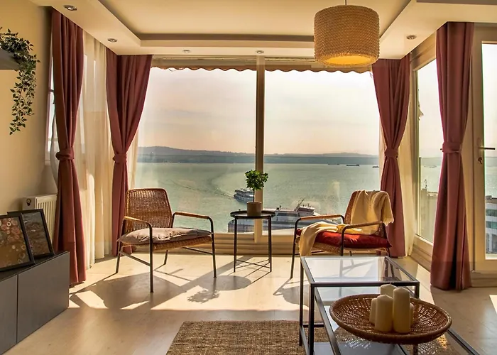 Spacious 3-bedroom With Sea View - Karsiyaka Appartement İzmir